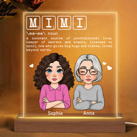 Personalized Gift For Grandma Plaque LED Lamp Night Light 23499 thumb 1