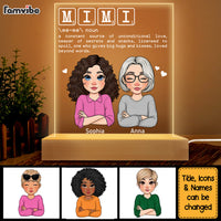 Personalized Gift For Grandma Plaque LED Lamp Night Light 23499 thumb 1