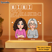 Personalized Gift For Grandma Plaque LED Lamp Night Light 23499 thumb 1