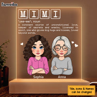 Personalized Gift For Grandma Plaque LED Lamp Night Light 23499 thumb 1