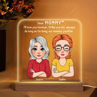 Personalized Gift For Mom I Love You Plaque LED Lamp Night Light 23502 thumb 1