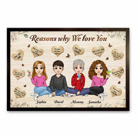Personalized Gift For Mom Reasons Why I Love You Poster 23504 thumb 1