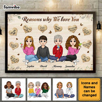 Personalized Gift For Mom Reasons Why I Love You Poster 23504 thumb 1