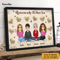 Personalized Gift For Mom Reasons Why I Love You Poster 23504 thumb 1