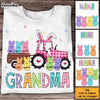 Personalized Gift for Grandma Bunny Easter Tractor Shirt - Hoodie - Sweatshirt 23507 1