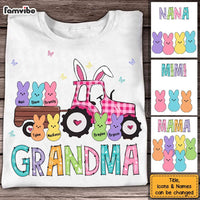 Personalized Gift for Grandma Bunny Easter Tractor Shirt - Hoodie - Sweatshirt 23507 thumb 1