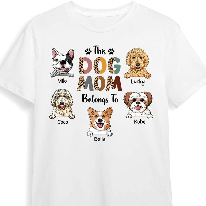 Personalized Gift This Dog Mom Belongs To Shirt - Hoodie - Sweatshirt 23510 1