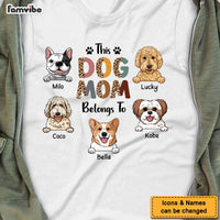 Personalized Gift This Dog Mom Belongs To Shirt - Hoodie - Sweatshirt 23510 thumb 1
