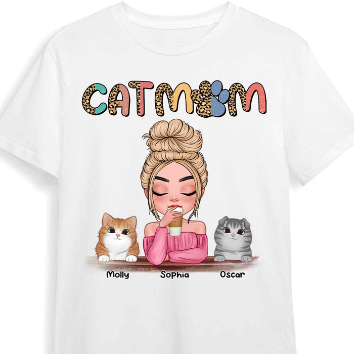 Personalized Gift for Cat Mom Shirt - Hoodie - Sweatshirt 23511 1
