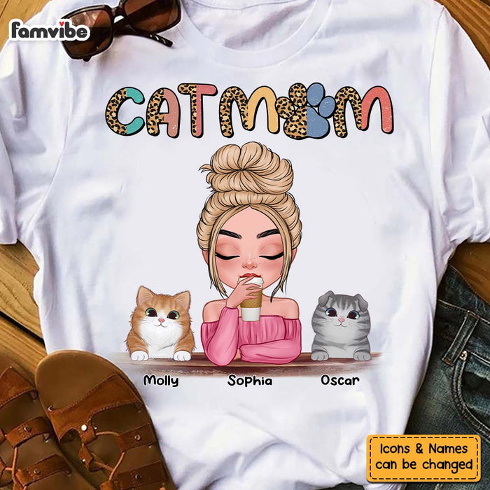 Personalized Gift for Cat Mom Shirt - Hoodie - Sweatshirt 23511 1