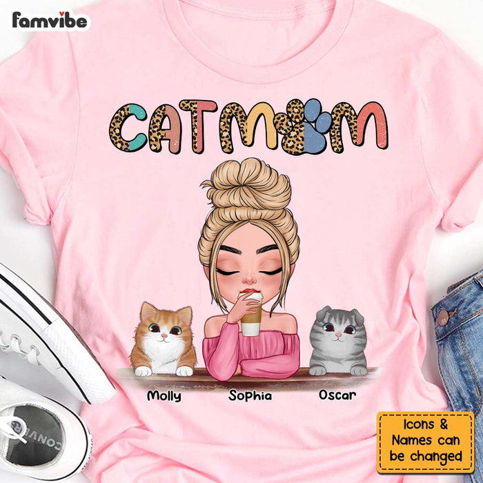 Personalized Gift for Cat Mom Shirt - Hoodie - Sweatshirt 23511 1