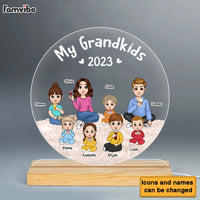 Personalized Gift For Grandma Plaque LED Lamp Night Light 23515 thumb 1