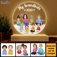Personalized Gift For Grandma Plaque LED Lamp Night Light 23515 thumb 1
