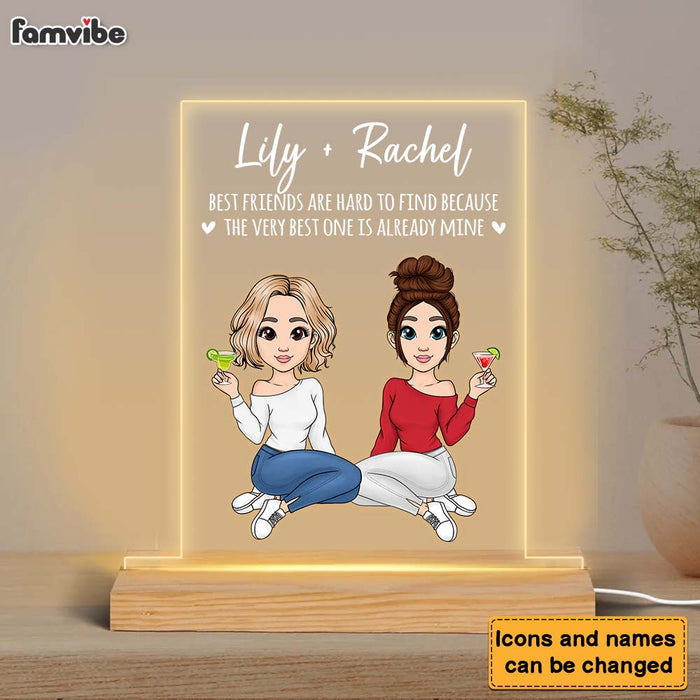 Personalized Gift For Friends Plaque LED Lamp Night Light 23516 1