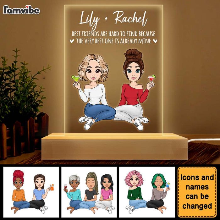Personalized Gift For Friends Plaque LED Lamp Night Light 23516 1