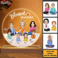 Personalized Gift For Blessed Grandma Plaque LED Lamp Night Light 23517 thumb 1
