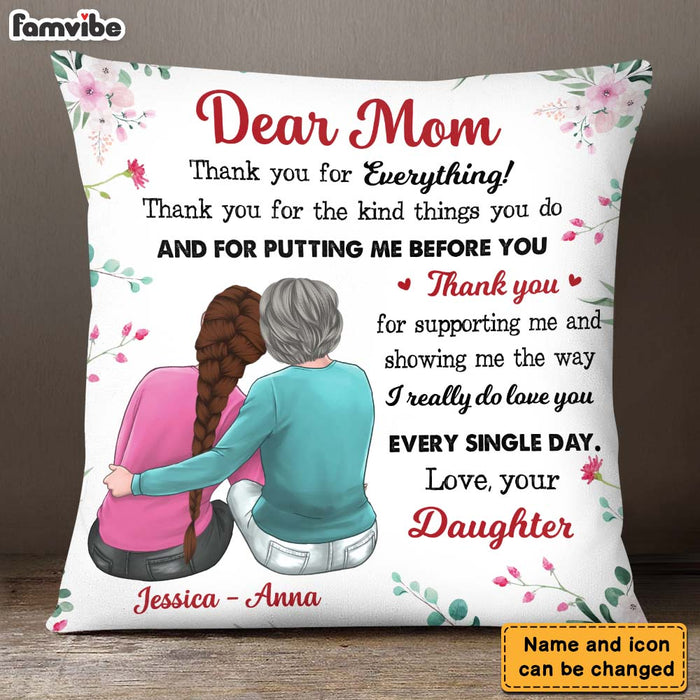 Personalized Gift For Mom Pillow 23518 1