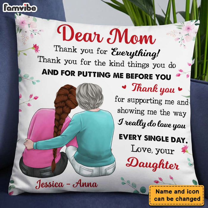 Personalized Gift For Mom Pillow 23518 1