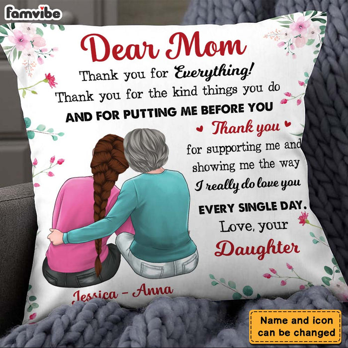 Personalized Gift For Mom Pillow 23518 1