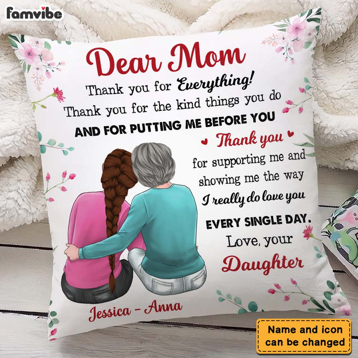 Personalized Gift For Mom Pillow 23518 1