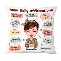 Personalized Gift For Mom Daily Affirmations Pillow 23530 thumb 1
