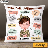 Personalized Gift For Mom Daily Affirmations Pillow 23530 thumb 1