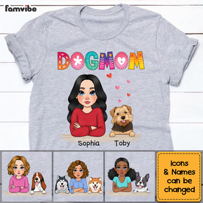 Personalized Gift for Dog Mom Shirt - Hoodie - Sweatshirt 23536 1