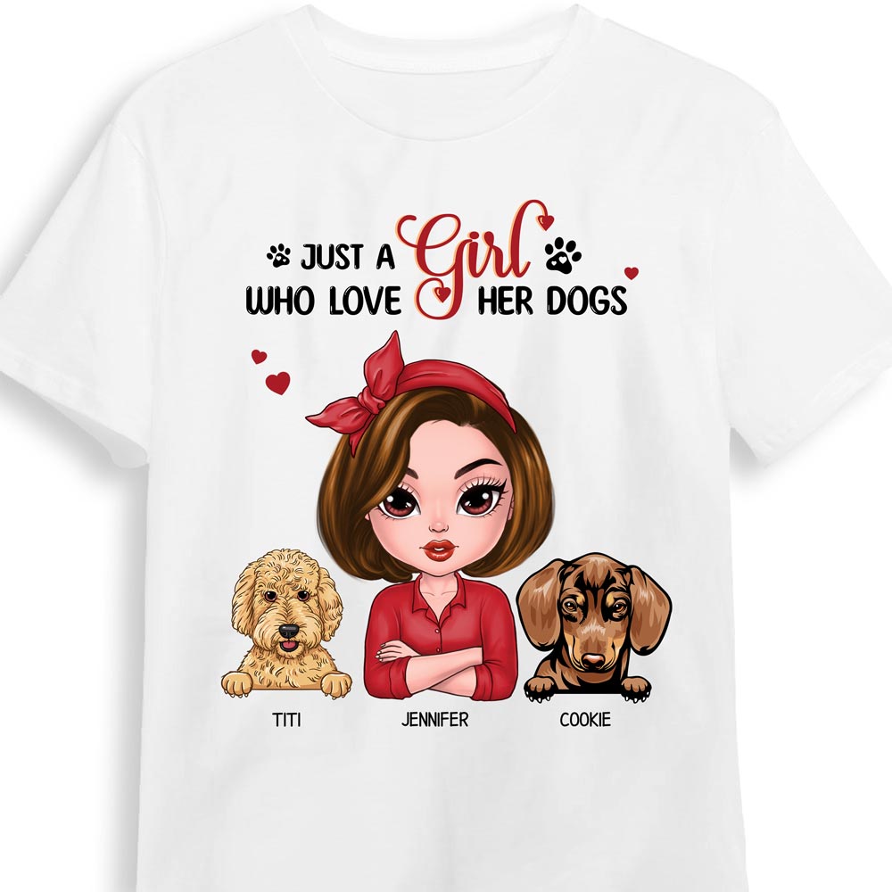 Personalized Gift For Dog Mom Shirt 23537 Primary Mockup