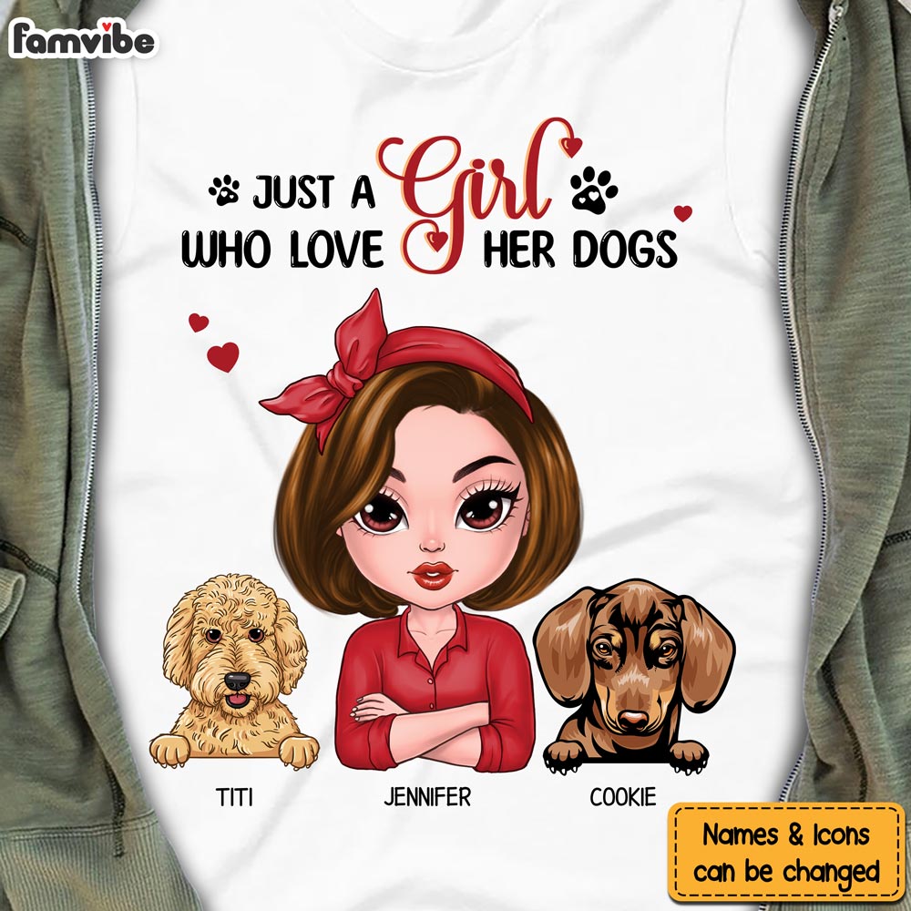 Personalized Gift For Dog Mom Shirt 23537 Primary Mockup