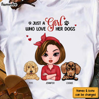 Personalized Gift For Dog Mom Shirt - Hoodie - Sweatshirt 23537 thumb 1