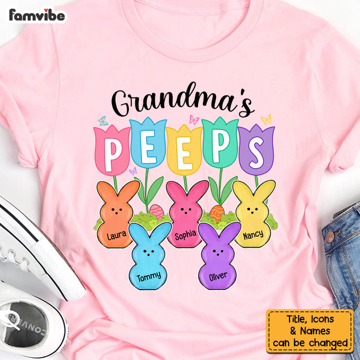 Personalized Gift For Grandma Peeps Easter Shirt - Hoodie - Sweatshirt 23543 1