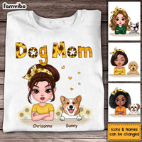Personalized Gift For Dog Mom Sunflower Shirt - Hoodie - Sweatshirt 23545 thumb 1