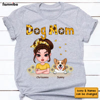 Personalized Gift For Dog Mom Sunflower Shirt - Hoodie - Sweatshirt 23545 thumb 1