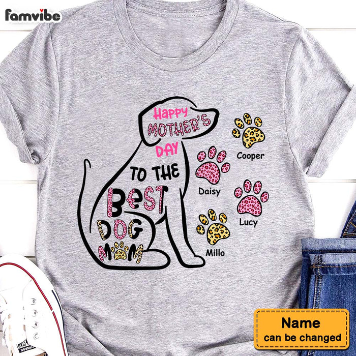 Personalized Mother's Day Gift For Dog Mom Cleopard Shirt - Hoodie - Sweatshirt 23547 1