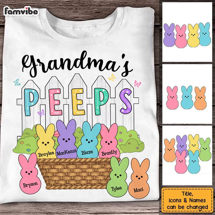 Personalized Grandma Peeps Easter Shirt - Hoodie - Sweatshirt 23548 1