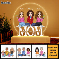 Personalized Mom We Love You Plaque LED Lamp Night Light 23557 thumb 1