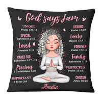 Personalized Gift For Woman God Says Pillow 23562 thumb 1