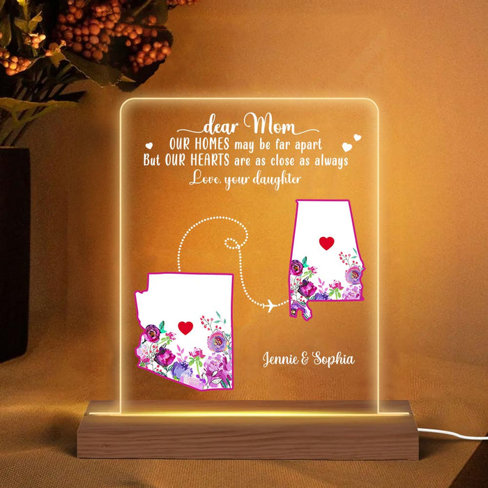 Personalized Gift For Mom Plaque LED Lamp Night Light 23564 1