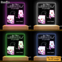 Personalized Gift For Mom Plaque LED Lamp Night Light 23564 thumb 1