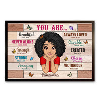 Personalized Gift For Daughter You Are Bible Verses Poster 23270 thumb 1