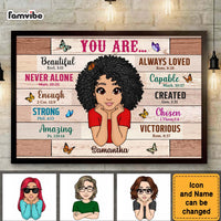 Personalized Gift For Daughter You Are Bible Verses Poster 23270 thumb 1