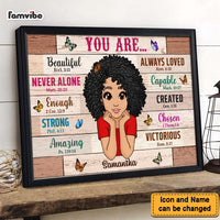 Personalized Gift For Daughter You Are Bible Verses Poster 23270 thumb 1