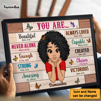 Personalized Gift For Daughter You Are Bible Verses Poster 23270 thumb 1