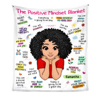 Personalized Gift For Granddaughter Positive Mindset Blanket 23077 thumb 1