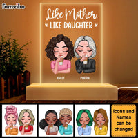 Personalized Gift Like Mother Like Daughter Plaque LED Lamp Night Light 23573 thumb 1