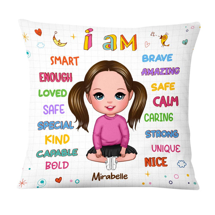 Personalized Gift For Granddaughter I Am Kind Pillow 23574 1