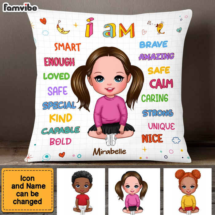 Personalized Gift For Granddaughter I Am Kind Pillow 23574 1