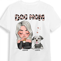 Personalized Dog Mom Cowprint Shirt - Hoodie - Sweatshirt 23575 thumb 1