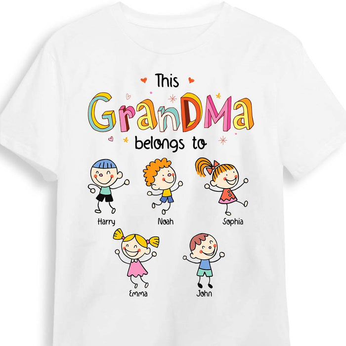 Personalized This Grandma Belongs To Shirt - Hoodie - Sweatshirt 23576 1