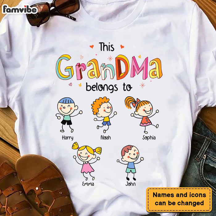 Personalized This Grandma Belongs To Shirt - Hoodie - Sweatshirt 23576 1